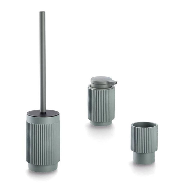 Zeller, Stripes, prążkowany kubek z poliresinu, średnica 8 cm