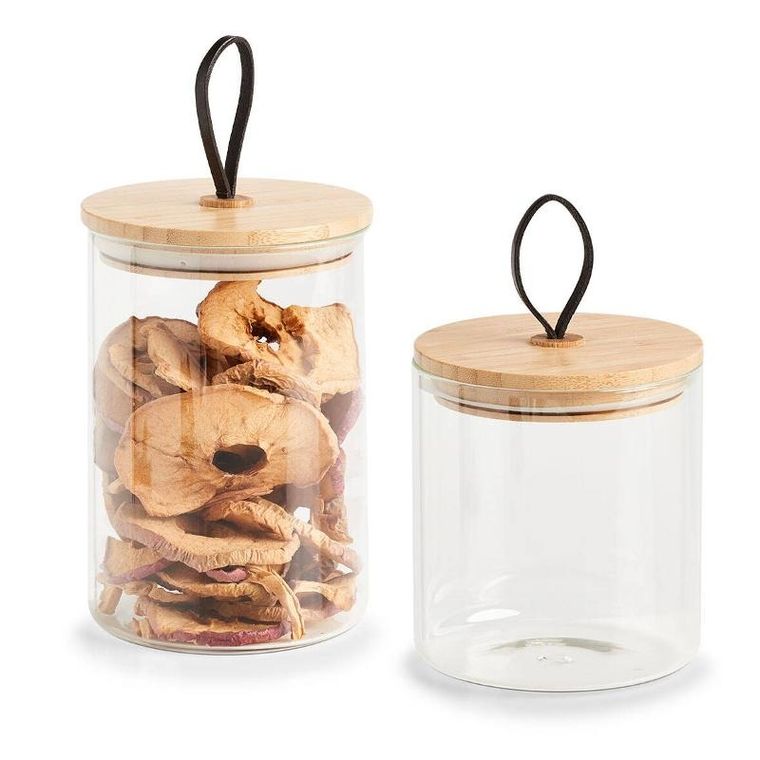 Zeller, szklany słoik z wieczkiem z uchwytem, 1100 ml