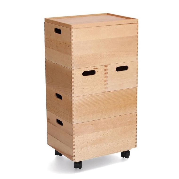 Zeller, wózek na pudła, drewno sosnowe