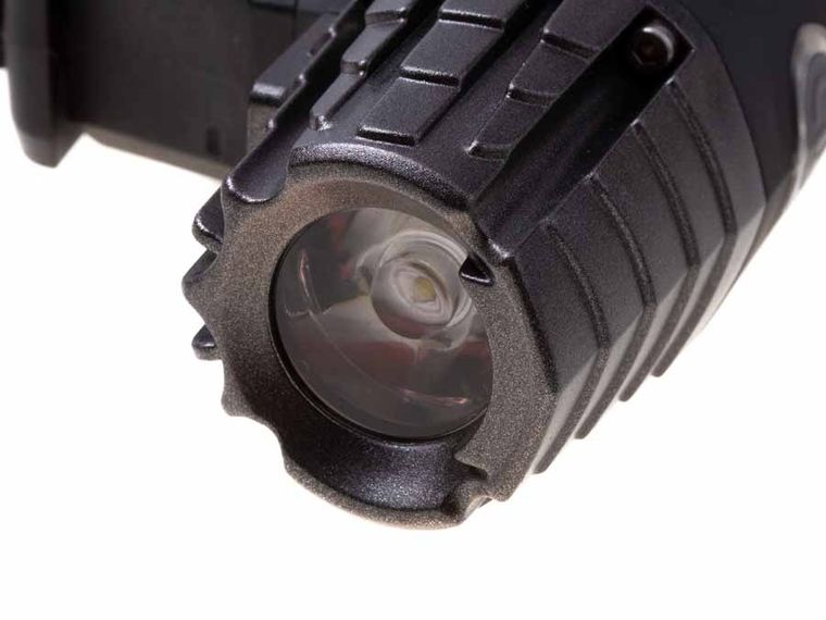 Zestaw: latarka na rower z USB + czerwona lampka stopu