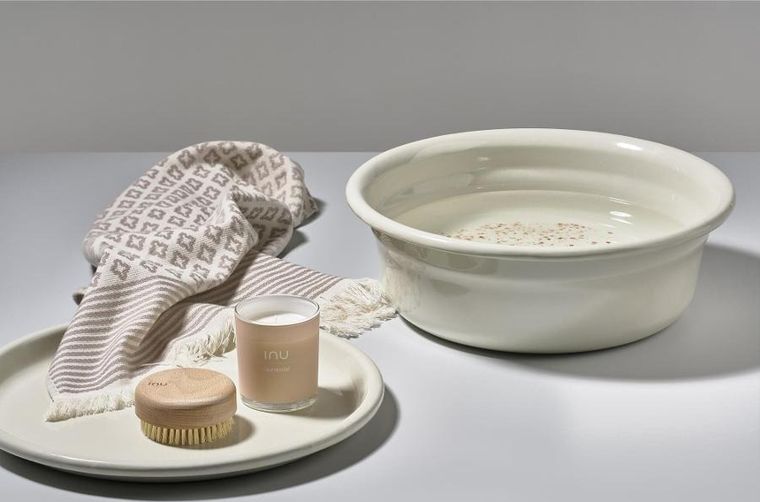 Zone Denmark, Inu, zestaw do domowego SPA, zielony, 1l, 14165