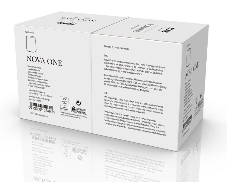 Zone Denmark, kubek na szczoteczki do zębów, Nova One Matcha, green