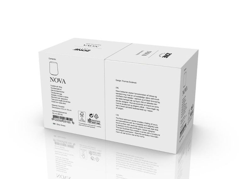 Zone Denmark, kubek na szczoteczki do zębów, Nova One Olive Green