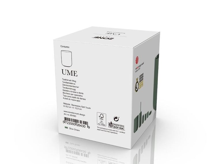 Zone Denmark, Ume, kubek na szczoteczki do zębów, olive green