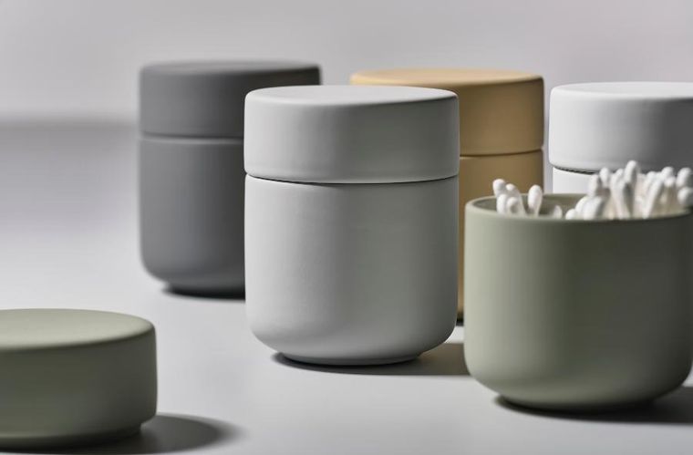 Zone Denmark, Ume Soft, pojemnik z pokrywą, grey