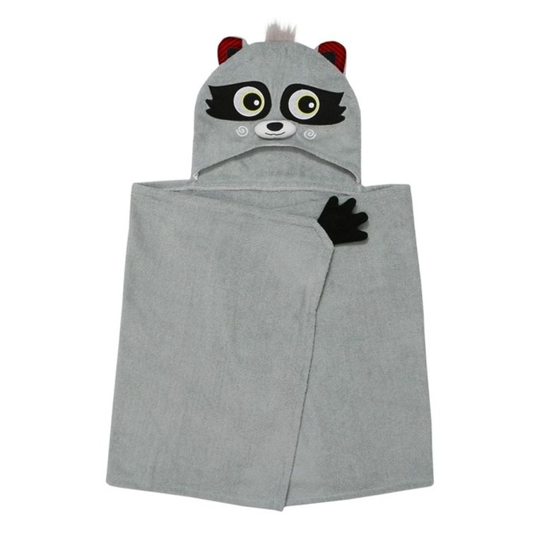 Zoocchini, Szop Pracz, ręcznik dla dziecka z kapturem