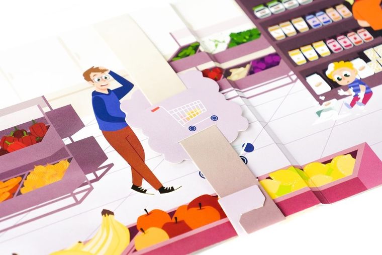 Zu&Berry. Idziemy na zakupy. Podróżuj po książce 18m+