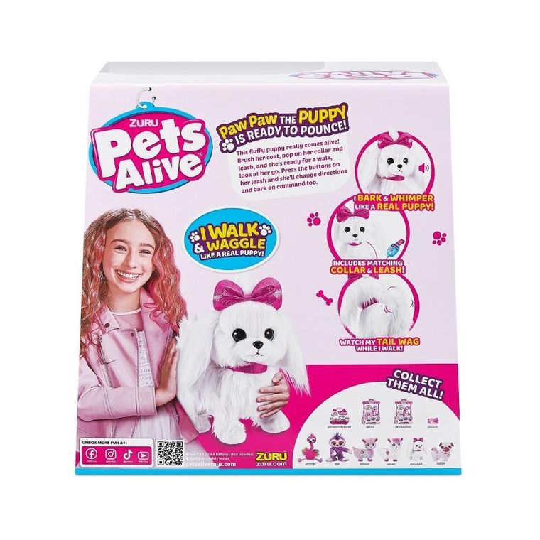 Zuru, Pets Alive, Wesoły Chodzący Piesek, maskotka interaktywna
