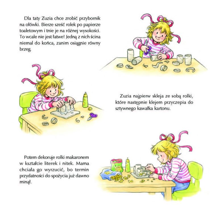 Zuzia przygotowuje prezenty. Mądra mysz