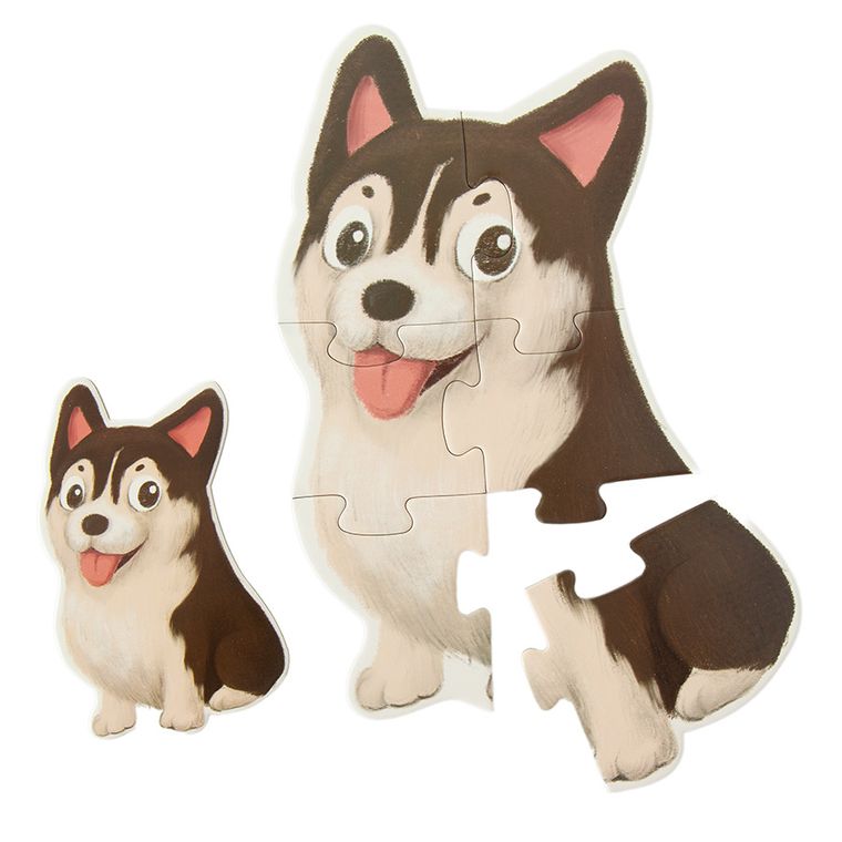 Zwierzęta, puzzle 6w1