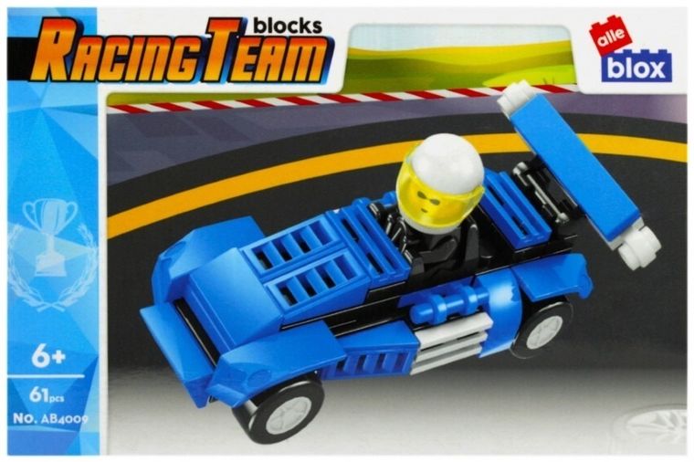 Alleblox, samochód wyścigowy, klocki konstrukcyjne