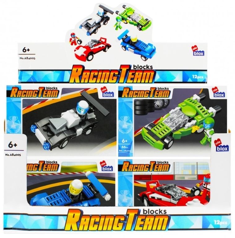Alleblox, samochód wyścigowy, klocki konstrukcyjne