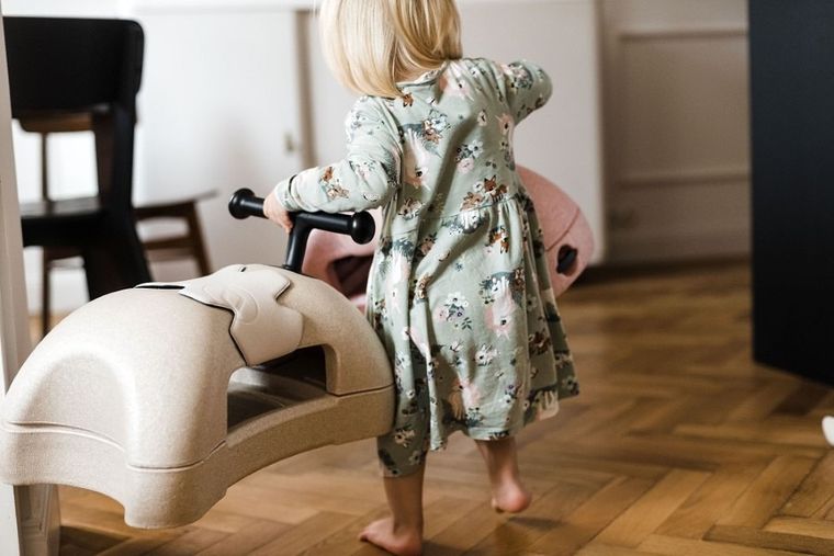 Scoot & Ride, My First, ewolucyjny jeździk pchacz, rose, 3w1