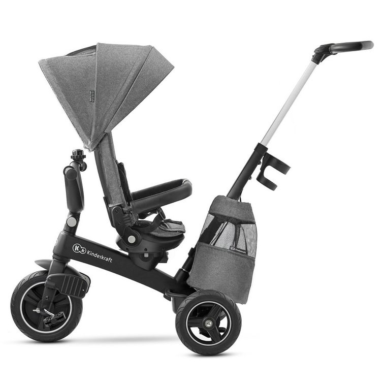 Kinderkraft, EasyTwist, rowerek trójkołowy, platinum Grey