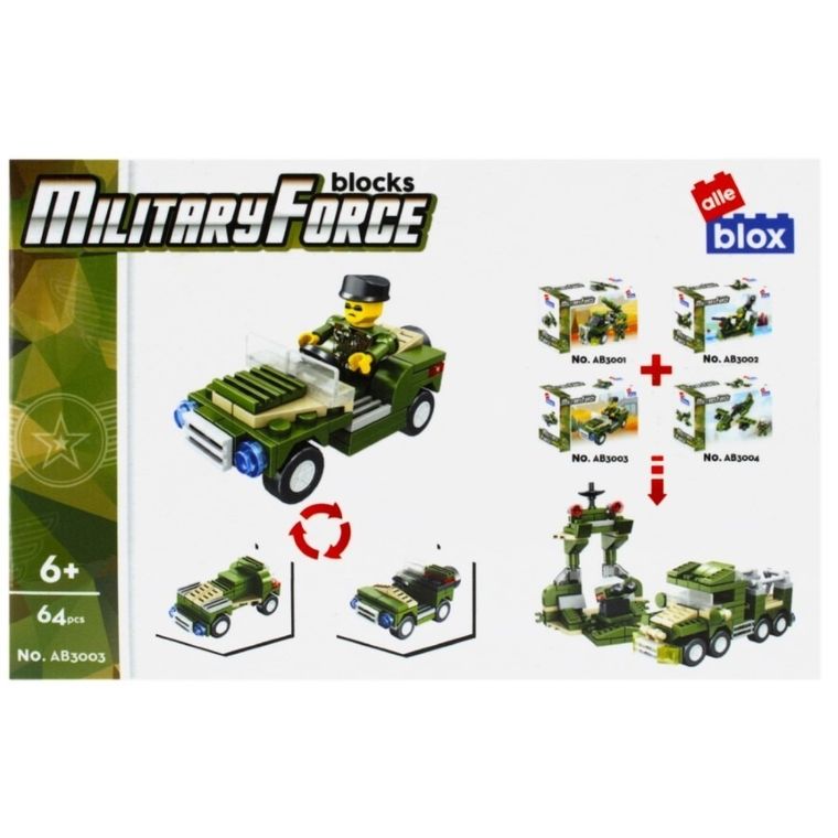 Alleblox, wojsko, klocki konstrukcyjne
