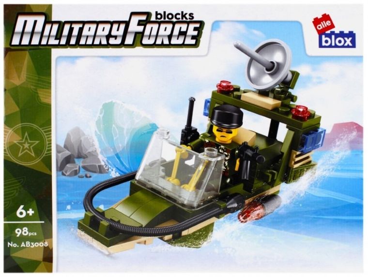 Alleblox, wojsko, klocki konstrukcyjne
