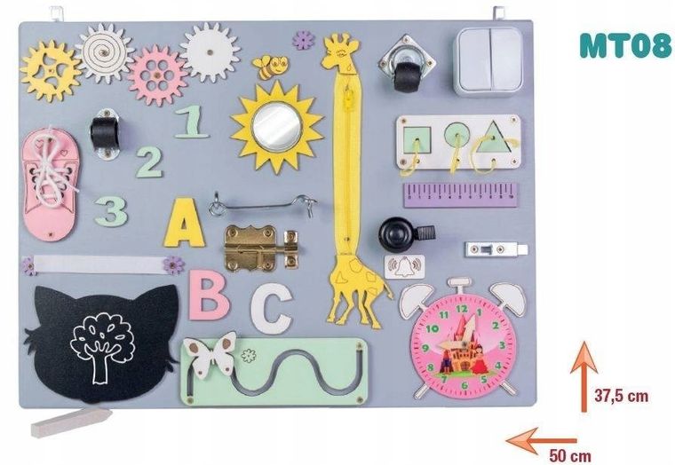 3TOYMS, tablica manipulacyjna, 50-37,5 cm