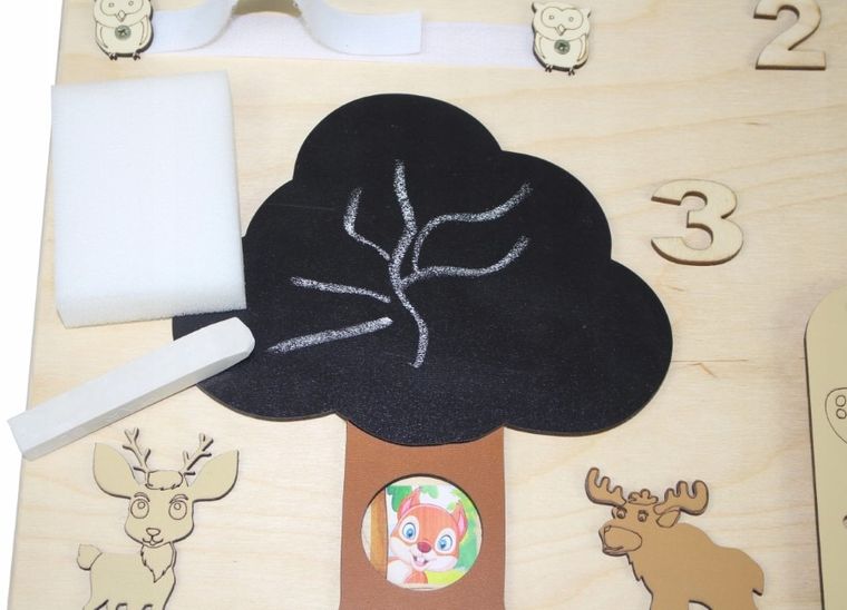 3toysm, tablica manipulacyjna, las, 50-75 cm