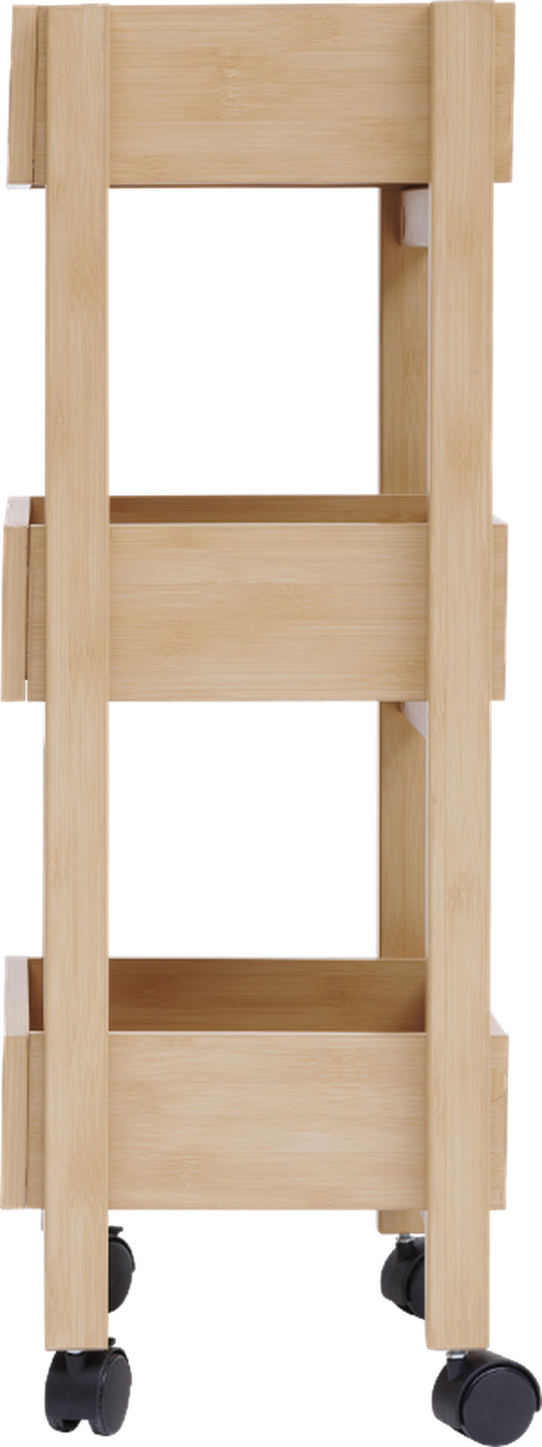 5five Simply Smart, Cane, wózek kuchenny na kółkach, plecionka wiedeńska, 39,6-30-85,5 cm