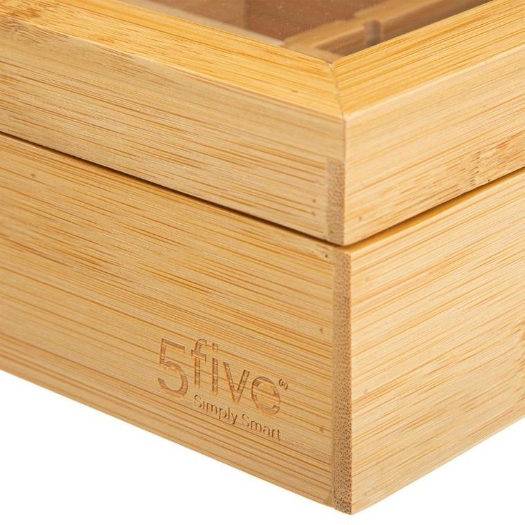 5five Simply Smart, herbaciarka bambusowa, 12 przegródek