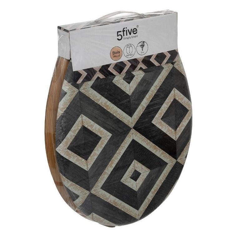 5five Simply Smart, Mozaik, deska sedesowa, 36-42,5-5,35 cm