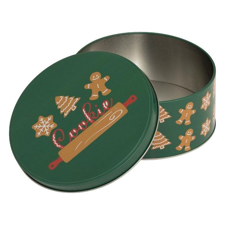 5five Simply Smart, okrągły pojemnik na ciastka, metal, 3 szt.