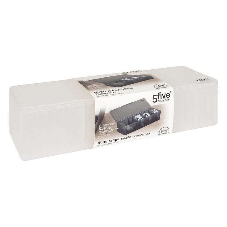 5five Simply Smart, organizer na kable, Cover, 27,5-10-6,5 cm