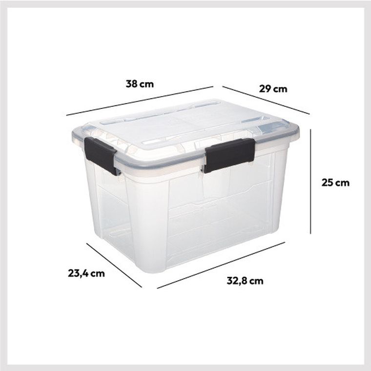 5five Simply Smart, Protect, pojemnik plastikowy z pokrywą, 18l