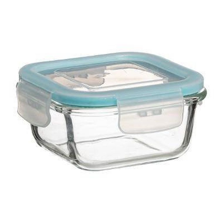 5five Simply Smart, szklane pojemniki na żywność z pokrywką na klipsy, 3 szt.