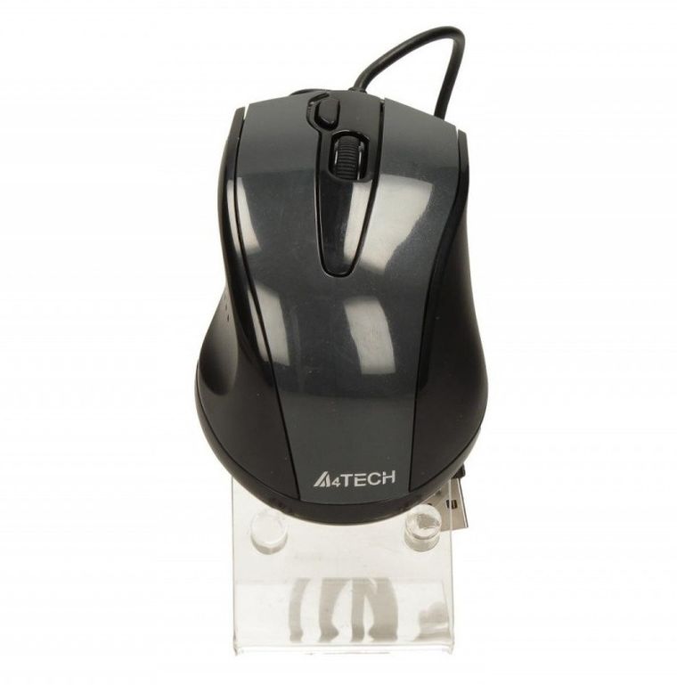 A4 Tech, mysz laserowa V-Track N-500F-1, USB, Glossy Grey