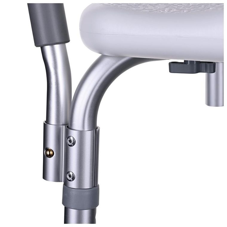 Actionmed, krzesło prysznicowe z oparciem i podłokietnikami