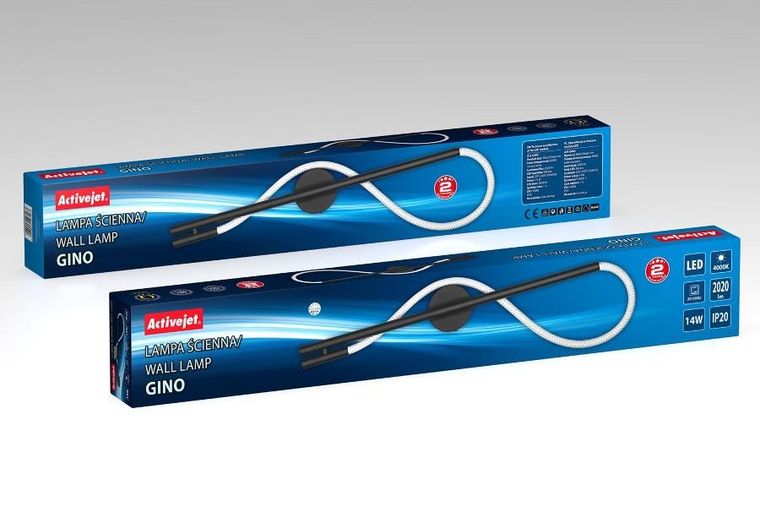 Activejet, lampa ścienna LED, AJE-GINO