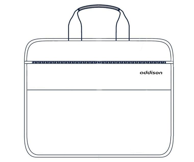Addison, torba na laptopa, Middlebury 15, 307015, 15,6", stalowy