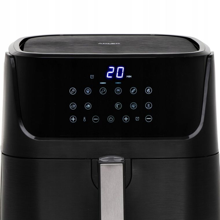 Adler, frytkownica beztłuszczowa, air fryer, 12 programów, 5,5l