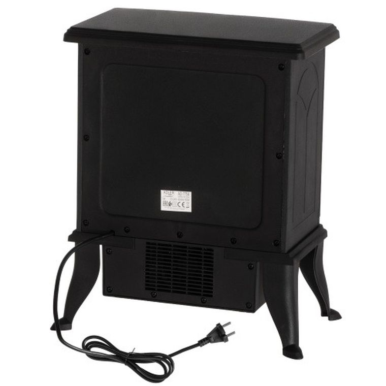 Adler, kominek elektryczny z termostatem, 1000W/1800W