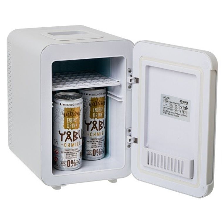 Adler, mini lodówka, 4l