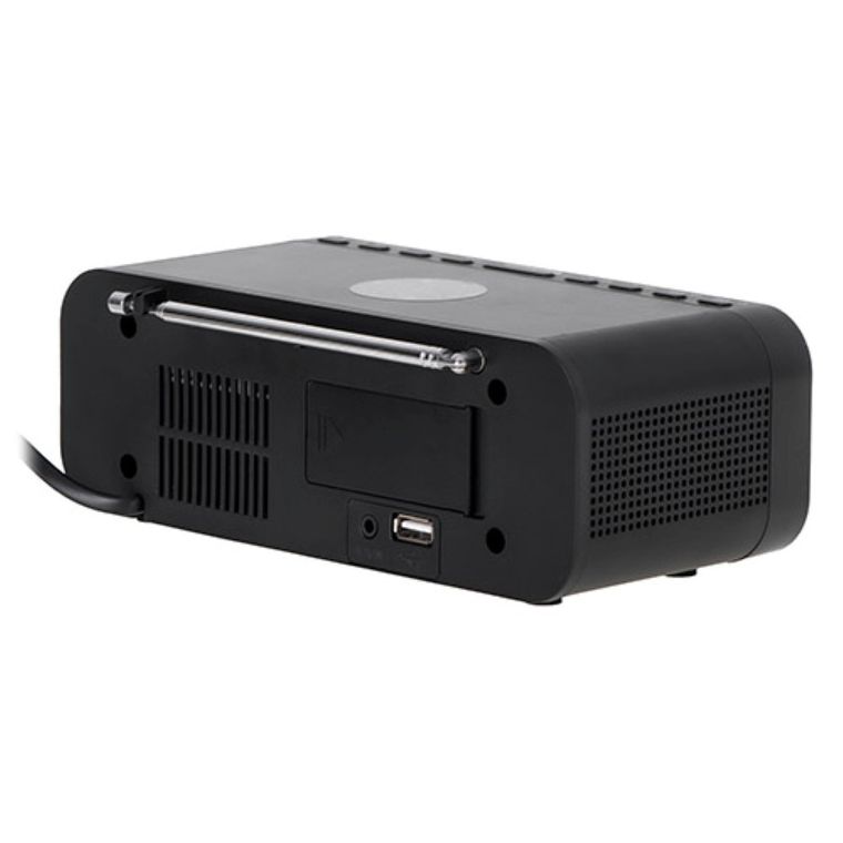 Adler, radiobudzik, czarny, AD 1192B