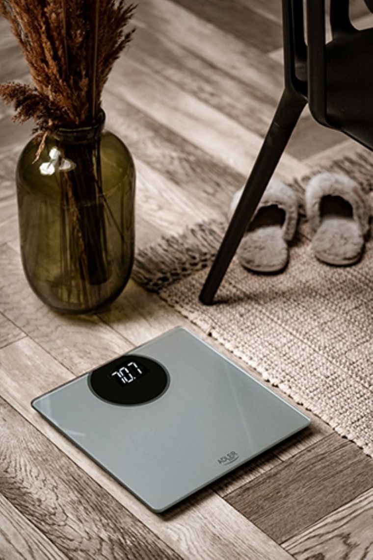 Adler, waga łazienkowa, LED, AD 8175