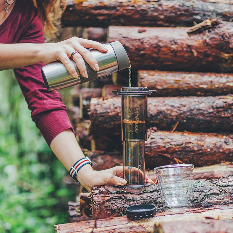 AeroPress, zaparzacz do kawy, zestaw z pokrowcem