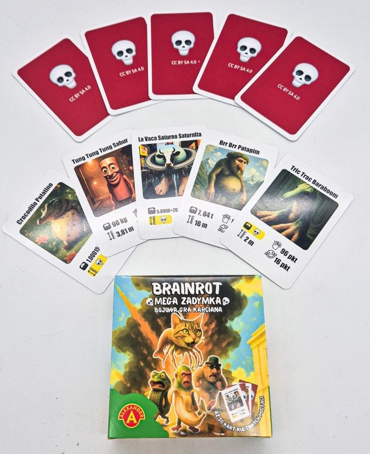 Alexander, Brainrot, Mega Zadymka, gra karciana