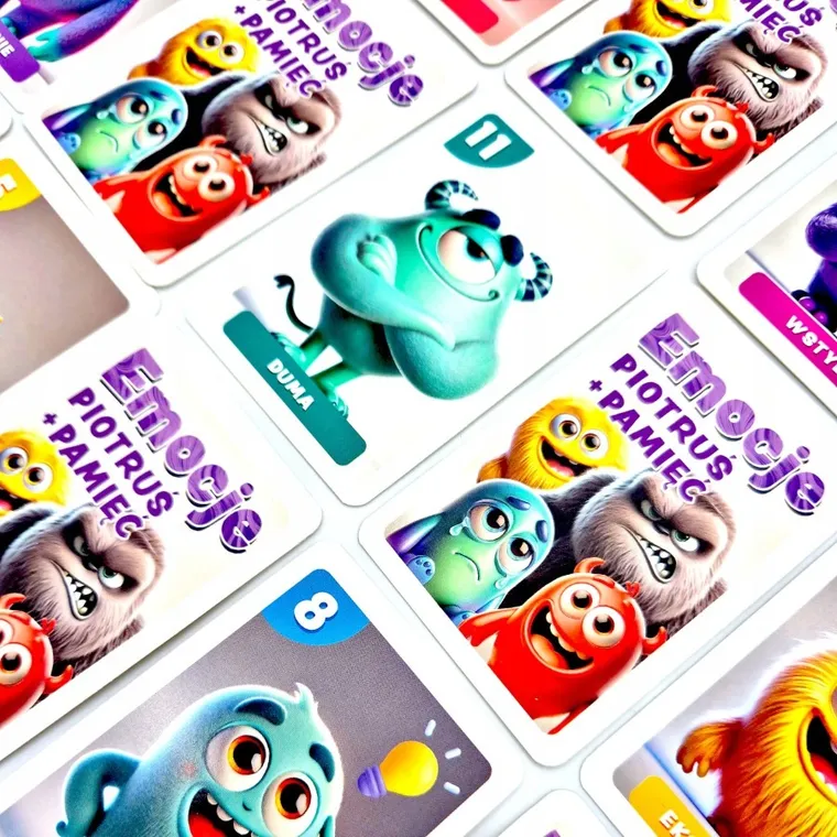 Alexander, Piotruś + Pamięć, Emocje, gra karciana