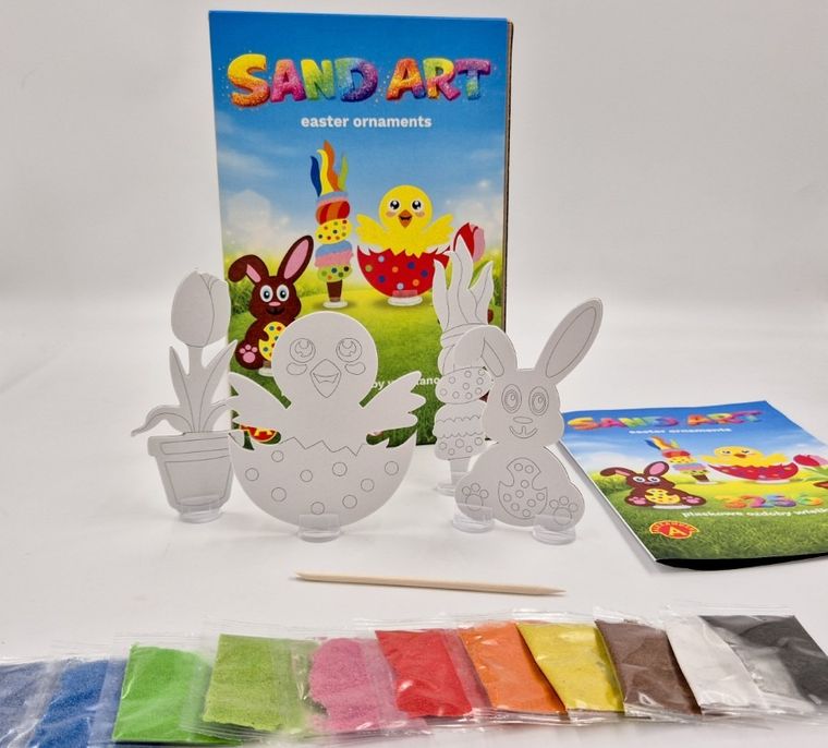 Alexander, Sand Art, Piaskowe Malowanki, Zajączek