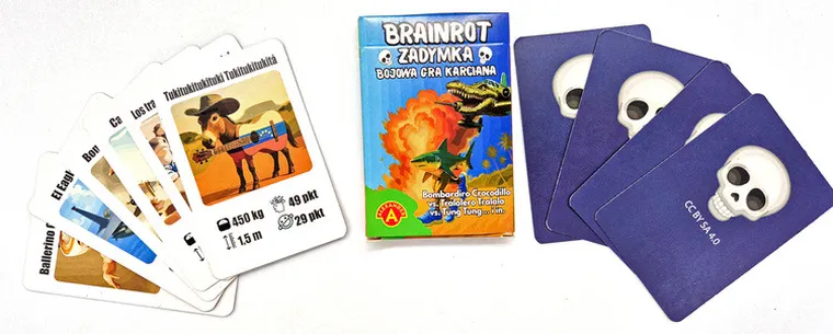 Alexander, Zadymka, Brainrot, gra karciana