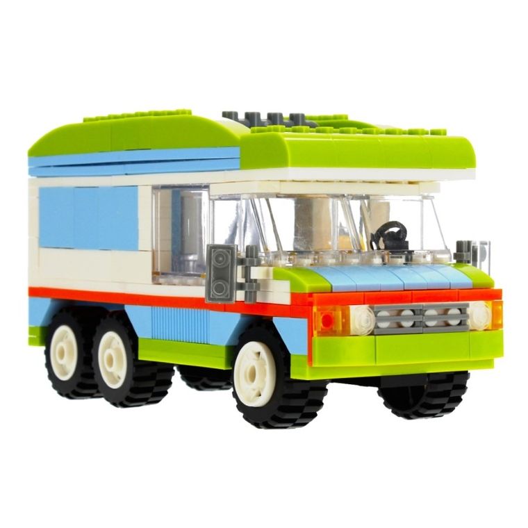 Alleblox, kamper, klocki konstrukcyjne, 343 elementy