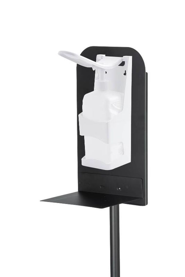 Allstar, dozownik na płyn do dezynfekcji, tworzywo sztuczne, 22-22-29 cm