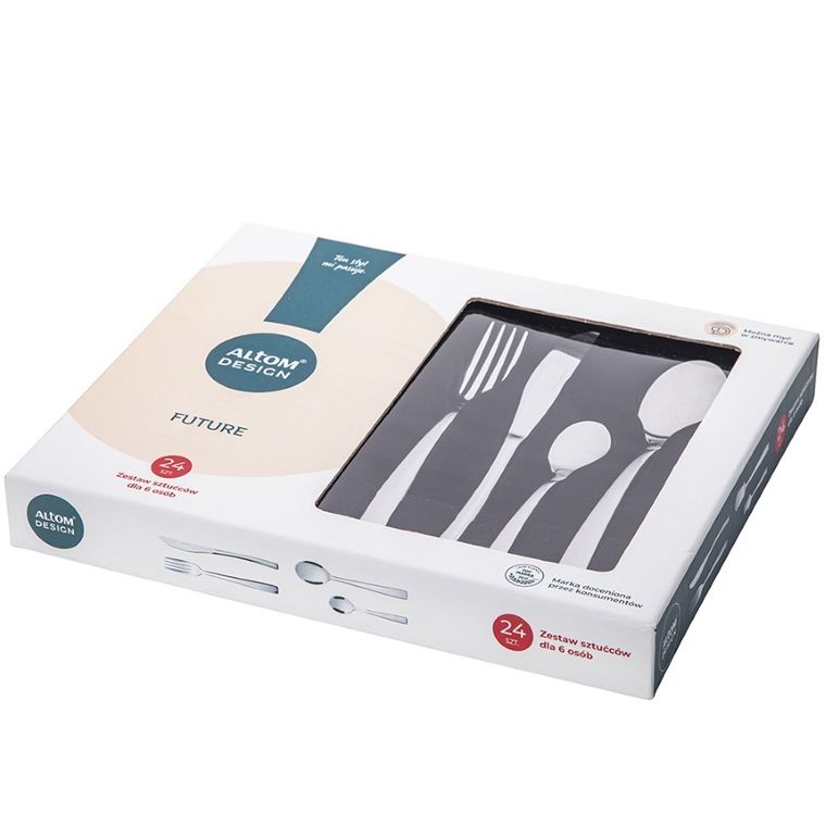 Altom Design, Future, komplet sztućców, 24 elementy