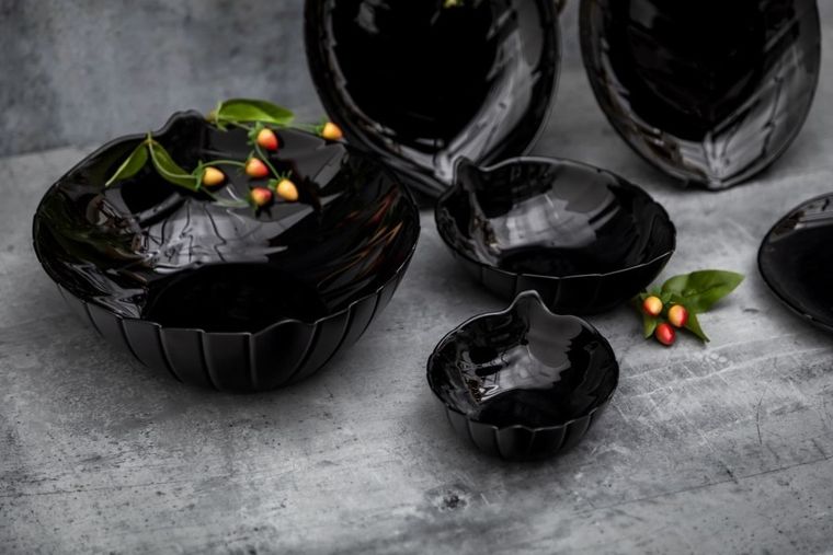 Altom Design, Nocturn, salaterka liść, 14-10,5 cm