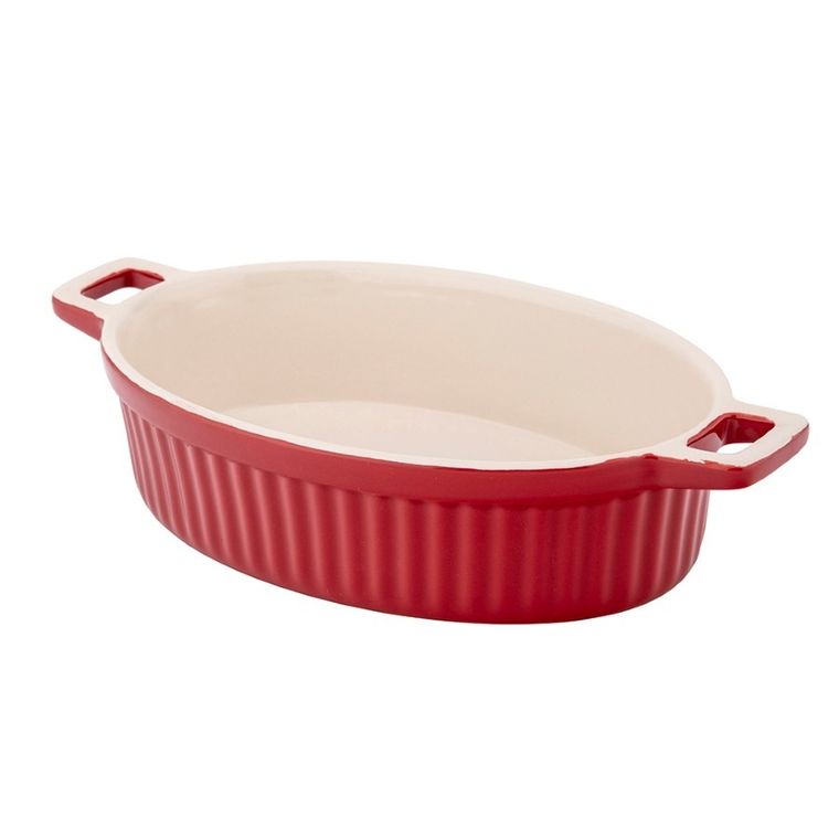 Altom Design, Red Chilli, naczynie ceramiczne do zapiekania, 27-15-6 cm, 900 ml