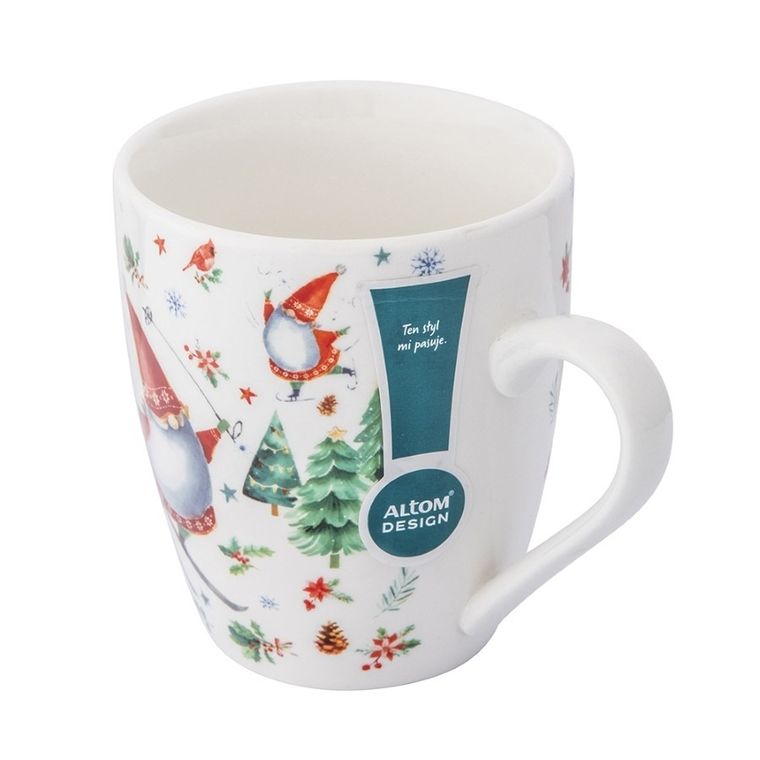 Altom Design, Zimowe Skrzaty, kubek baryłka nbc, 400 ml