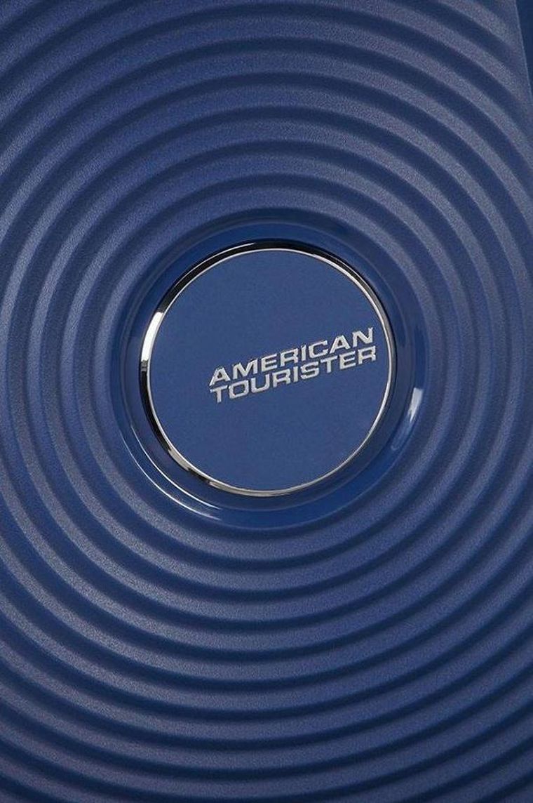 American Tourister, Soundbox, walizka powiększana, midnight navy, 77 cm
